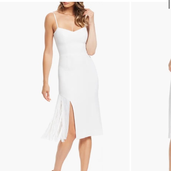 Rory Midi OFF white NWT SMALL Dress the Population$198.00 - Picture 2 of 13